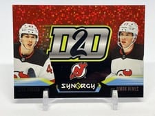2024-25 Upper Deck Synergy D2D Luke Hughes/Simon Nemec #D2D-NJ card