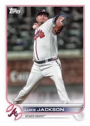 2022 Topps Mini Base Set Luke Jackson #US170 card