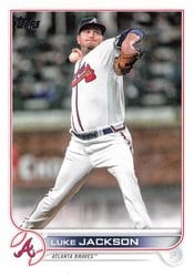 2022 Topps Update Base Set Luke Jackson #US170 card