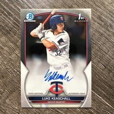 2023 Bowman Draft Chrome Prospect Autographs Luke Keaschall #CDA-LK card