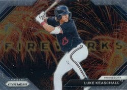 2024 Panini Prizm Fireworks Luke Keaschall #16 card