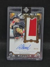 2025 Topps Transcendent Collection Rookie Showcase Patch Autographs Luke Keaschall #RSPA-LK card