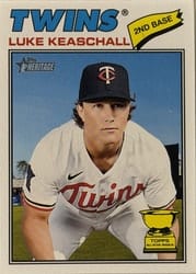 2026 Topps Heritage Base Set Luke Keaschall #116 card