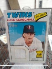 2026 Topps Heritage Real One Relics Luke Keaschall #ROR-LK card