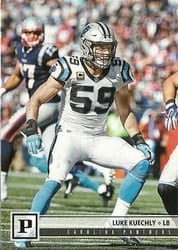 2018 Panini Base Set Luke Kuechly #42 card