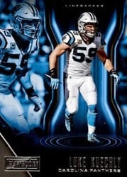 2018 Panini Playbook Base Set Luke Kuechly #83 card