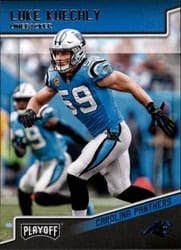 2018 Panini Playoff Base Set Luke Kuechly #31 card