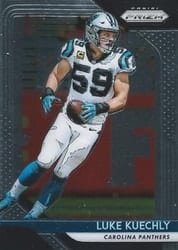 2018 Panini Prizm Base Set Luke Kuechly #170 card
