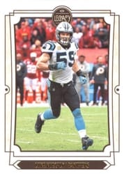 2019 Panini Legacy Base Set Luke Kuechly #16 card