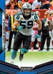 2019 Panini Playoff Base Set Luke Kuechly #161 card