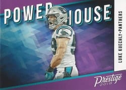 2019 Panini Prestige Power House Luke Kuechly #PH-LK card