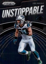 2019 Panini Prizm Unstoppable Luke Kuechly #6 card