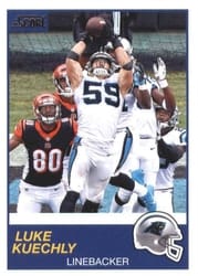 2019 Score Base Set Luke Kuechly #255 card