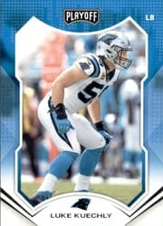 2021 Panini Playoff Base Set Luke Kuechly #162 card