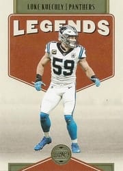 2022 Panini Legacy Base Set Luke Kuechly #126 card