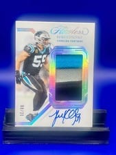 2023 Panini Flawless Patch Autographs Luke Kuechly #11 card