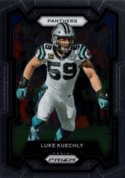 2023 Panini Prizm Base Set Luke Kuechly #43 card