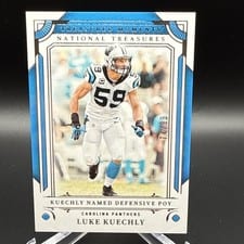 2025 Panini National Treasures Treasured Moments Luke Kuechly #20 card