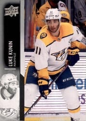 2021-22 Upper Deck Base Set Luke Kunin #589 card