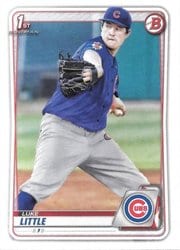 2020 Bowman Draft Base Set Luke Little #BD-105 card