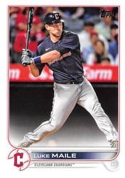 2022 Topps Update Base Set Luke Maile #US326 card