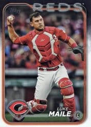 2024 Topps Update Base Set Luke Maile #US167 card