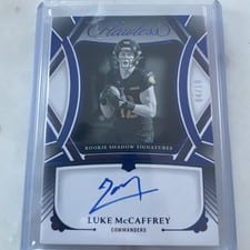 2024 Panini Flawless Rookie Shadow Signatures Luke McCaffrey #15 card