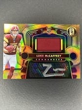 2024 Panini Gold Standard Rookie Jersey Autographs Luke McCaffrey #225 card