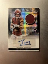 2024 Topps Midnight Rookie Jersey Autographs Luke McCaffrey #RJA-LM card