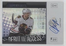 2023-24 Upper Deck Credentials Horizontal Debut Ticket Access Autograph Luke Philp #DTAAH-LP card