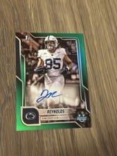 2025 Bowman University Chrome Chrome Prospect Autographs Luke Reynolds #BCA-LR card