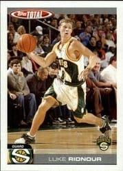 2004-05 Topps Total Base Set Luke Ridnour #233 card
