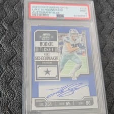 2023 Panini Contenders Luke Schoonmaker #123 card