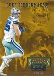 2023 Panini Contenders Rookie Stallions Luke Schoonmaker #18 card