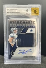 2024 Panini Phoenix Incredible Inked Materials Luke Schoonmaker #IIM-LSR card