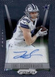 2024 Panini Prizm Deca Signatures Luke Schoonmaker #S-LSR card