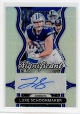 2024 Panini Prizm Significant Signatures Luke Schoonmaker #SS-LSR card