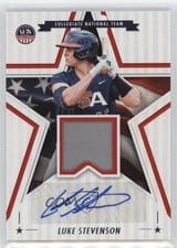 2025 Panini Stars & Stripes Signature Materials Luke Stevenson #SSM-LS card