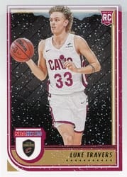 2022-23 Hoops Winter Base Set Luke Travers #272 card