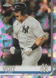 2019 Topps Chrome Sapphire Edition Base Set Luke Voit #462 card