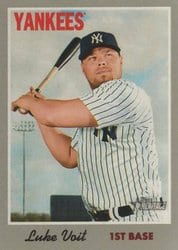 2019 Topps Heritage Base Set Luke Voit #43 card