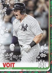 2019 Topps Holiday Base Set Luke Voit #HW177 card