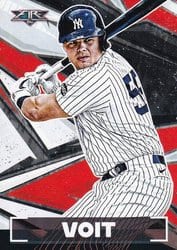 2021 Topps Fire Base Set Luke Voit #188 card