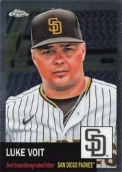 2022 Topps Chrome Platinum Anniversary Base Set Luke Voit #440 card