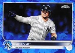 2022 Topps Chrome Sapphire Edition Base Set Luke Voit #445 card