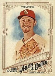 2018 Topps Allen & Ginter Base Set Luke Weaver #49 card