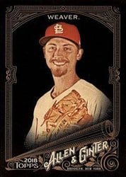 2018 Topps Allen & Ginter X Base Set Luke Weaver #49 card