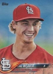 2018 Topps Base Set Luke Weaver #593 card