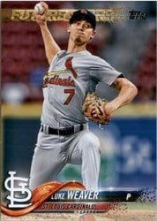 2018 Topps Base Set Luke Weaver #593 card