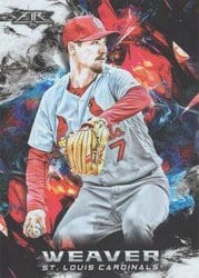 2018 Topps Fire Base Set Luke Weaver #14 card